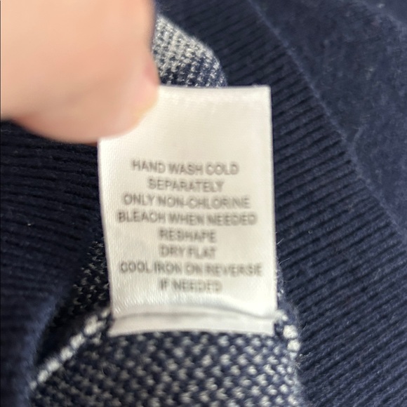 Polka Dot Sweater - Navy and White les serein - Picture 6 of 6